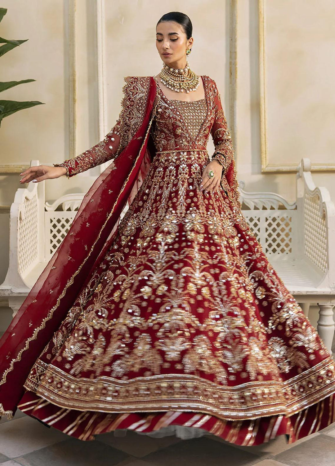 Gulaal Pret Embroidered  3 Piece Suit GL-WS-23V1-39 Nawazish