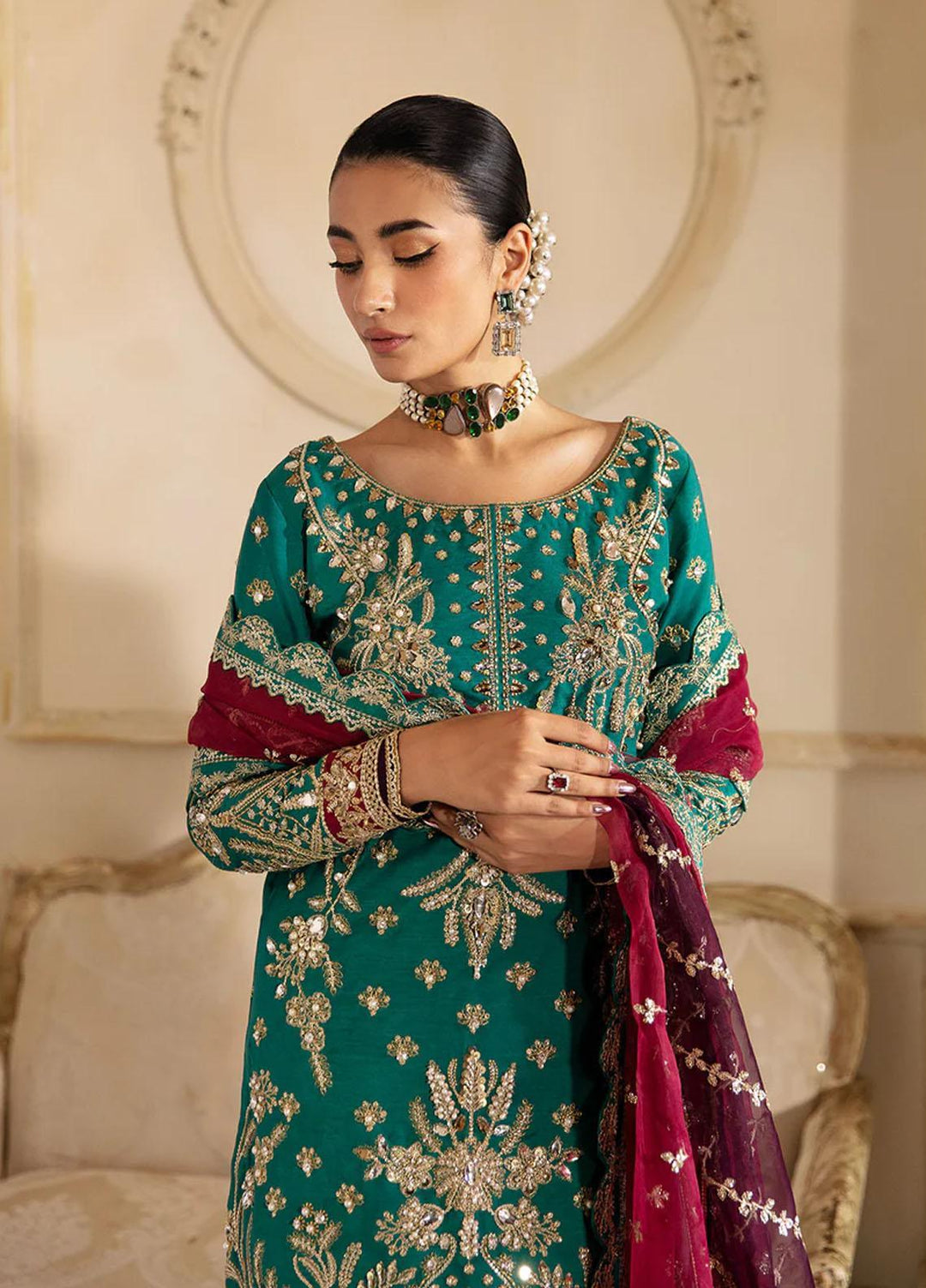 Gulaal Pret Embroidered  3 Piece Suit GL-WS-23V1-40 Amirah