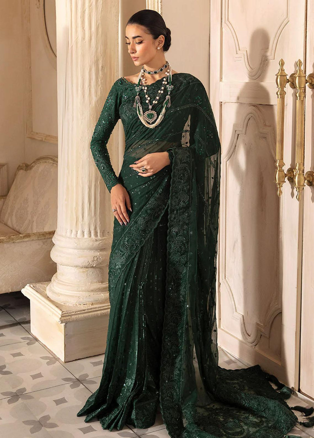 Gulaal Pret Embroidered  3 Piece Suit GL-WS-23V1-42 Ghazal