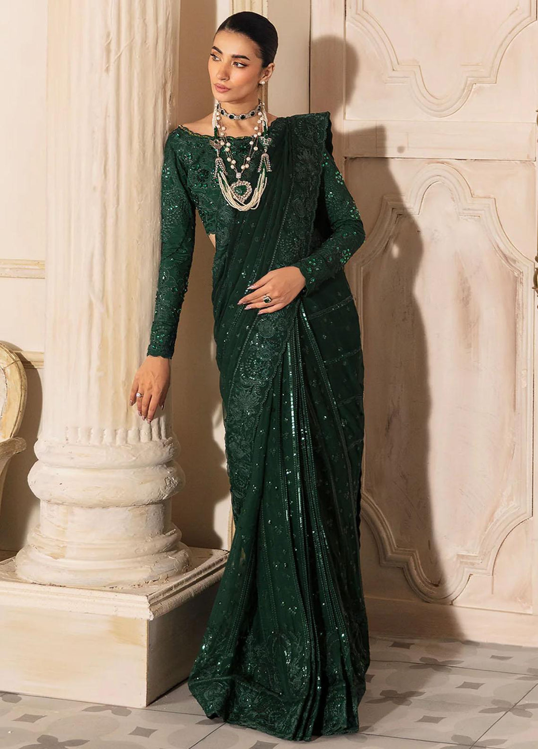 Gulaal Pret Embroidered  3 Piece Suit GL-WS-23V1-42 Ghazal