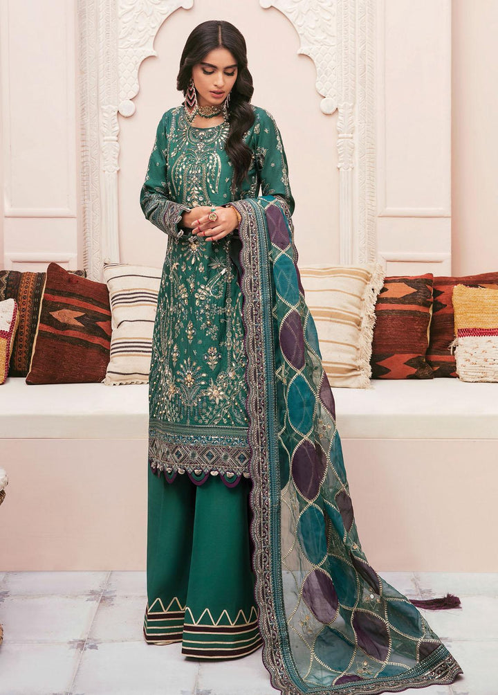 Gulaal Embroidered Silk Suits Unstitched 3 Piece GL22E 06 Mashail - Luxury Formals Collection