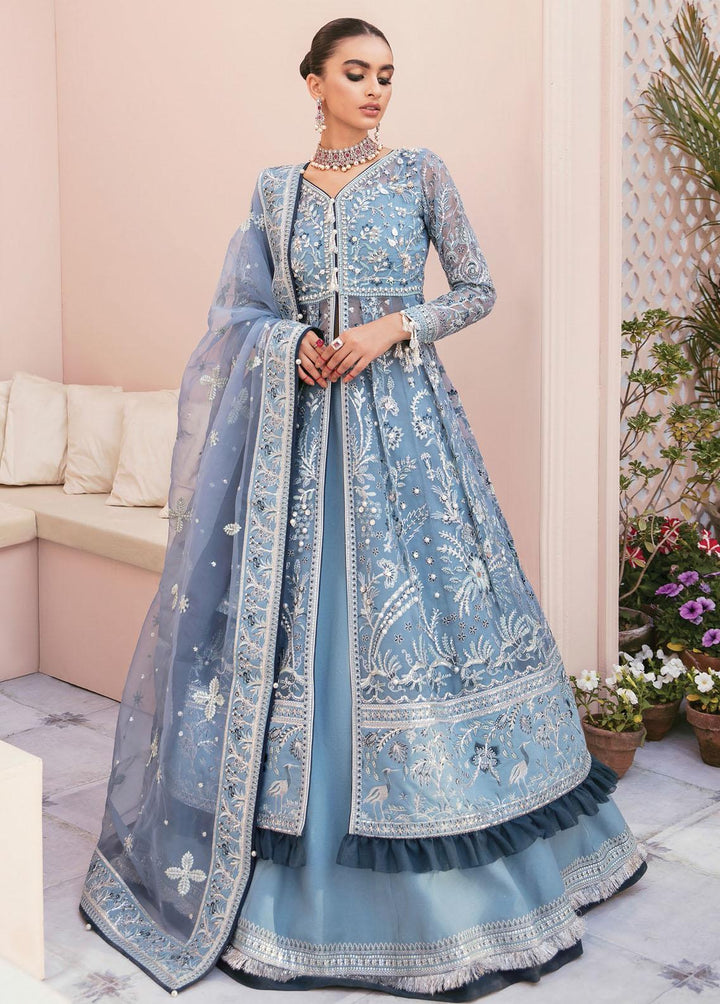 Gulaal Embroidered Organza Suits Unstitched 4 Piece GL22E 07 Esraa - Luxury Formals Collection