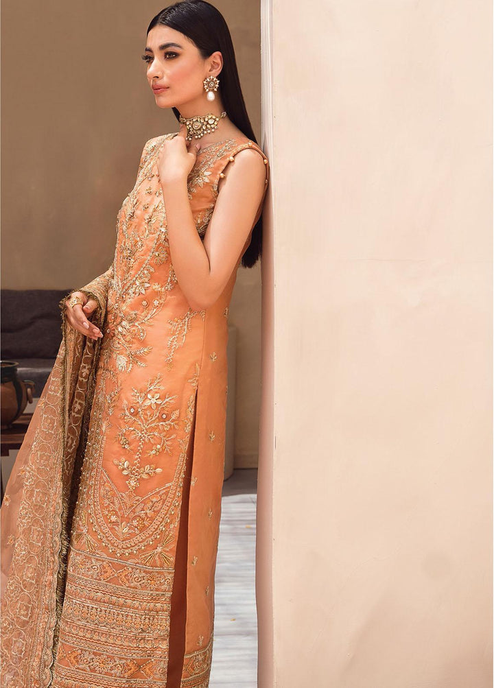 Gulaal Embroidered Organza Suits Unstitched 3 Piece GL22LF 07 Sehar - Luxury Formals Collection