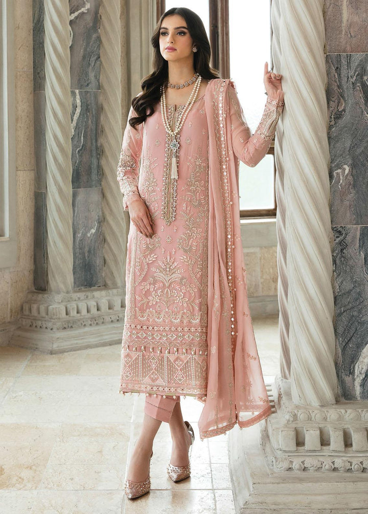 Gulaal Embroidered Chiffon Suits Unstitched 4 Piece GL23C 01 Isabella - Eid Collection
