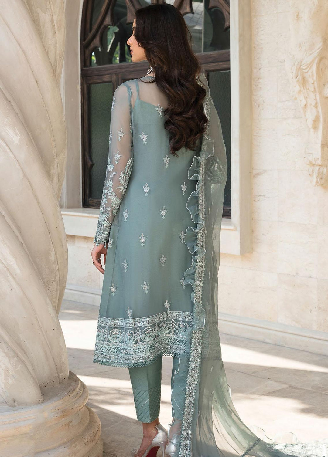Gulaal Embroidered Chiffon Suits Unstitched 3 Piece GL23C 07 Aiyla - Eid Collection