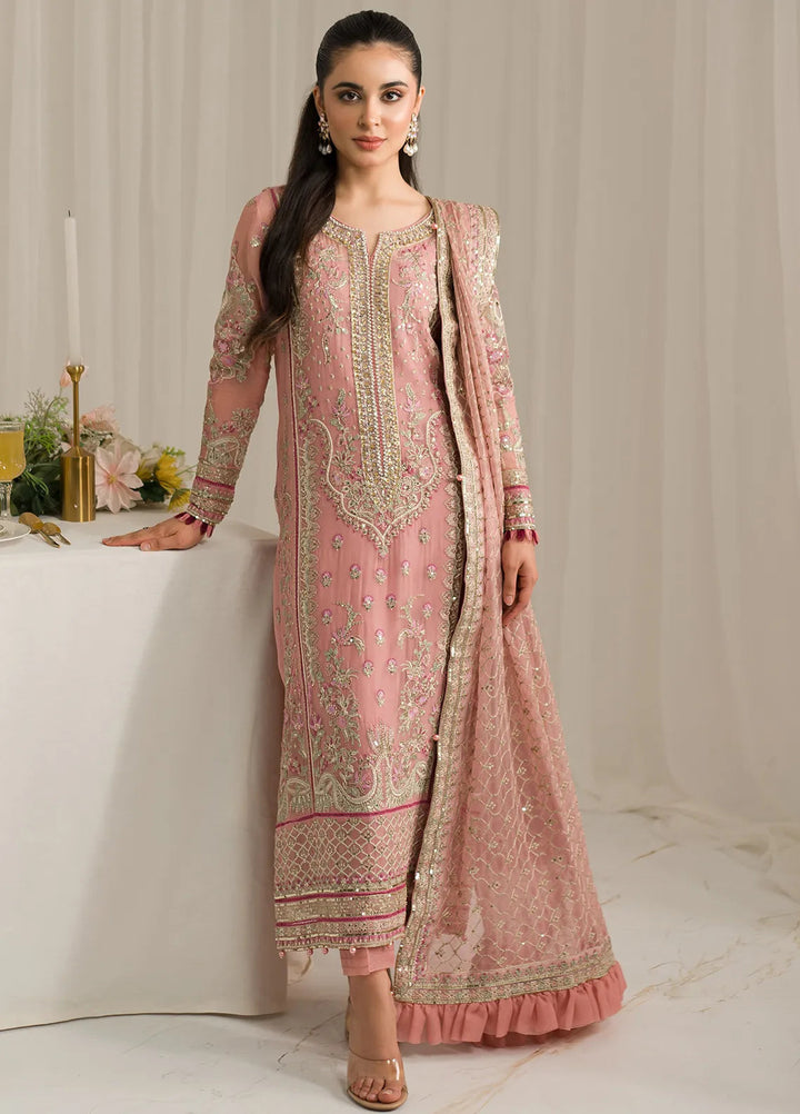 Gulaal Embroidered Chiffon Suit Unstitched 4 Piece GL24EC GL-EC-24V2-01 Viviana - Luxury Collection