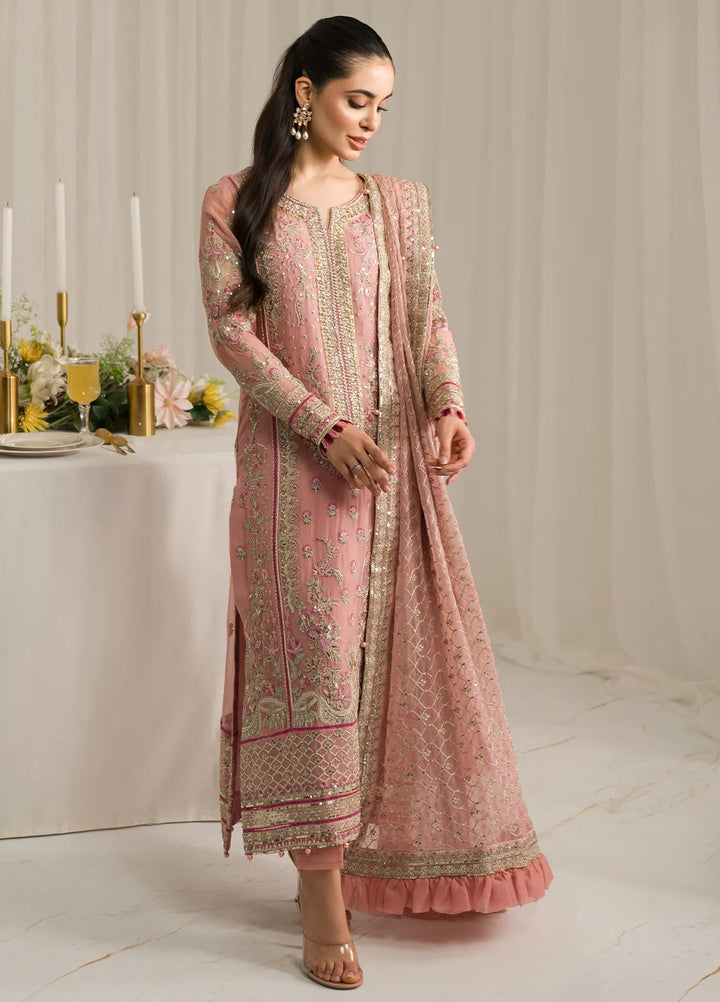 Gulaal Embroidered Chiffon Suit Unstitched 4 Piece GL24EC GL-EC-24V2-01 Viviana - Luxury Collection
