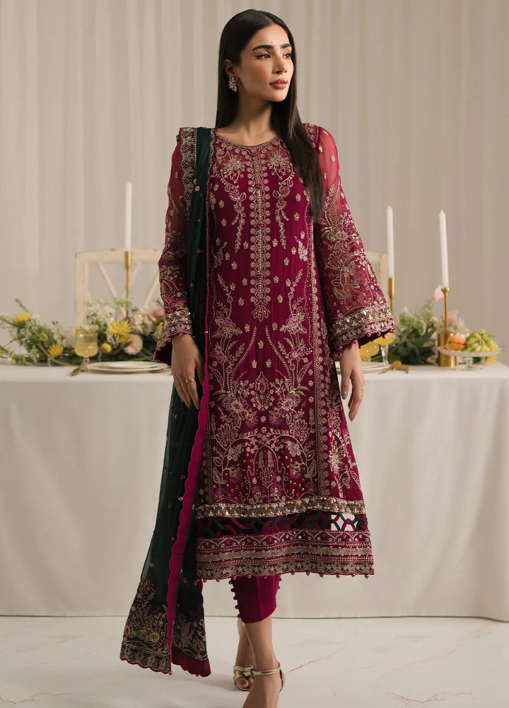 Gulaal Embroidered Chiffon Suit Unstitched 4 Piece GL24EC GL-EC-24V2-04 Blanca - Luxury Collection