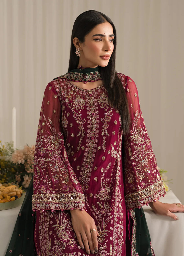 Gulaal Embroidered Chiffon Suit Unstitched 4 Piece GL24EC GL-EC-24V2-04 Blanca - Luxury Collection