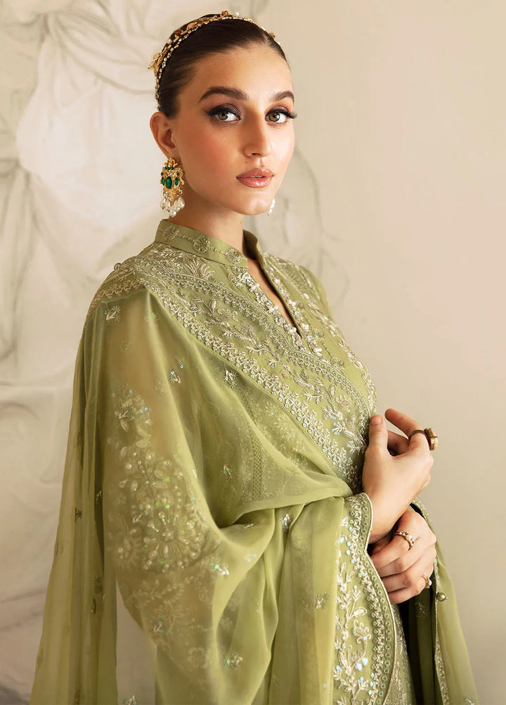 Gulaal Embroidered Chiffon Suit Unstitched 4 Piece GL24EC GL-EC-24V2-05 Almendra - Luxury Collection