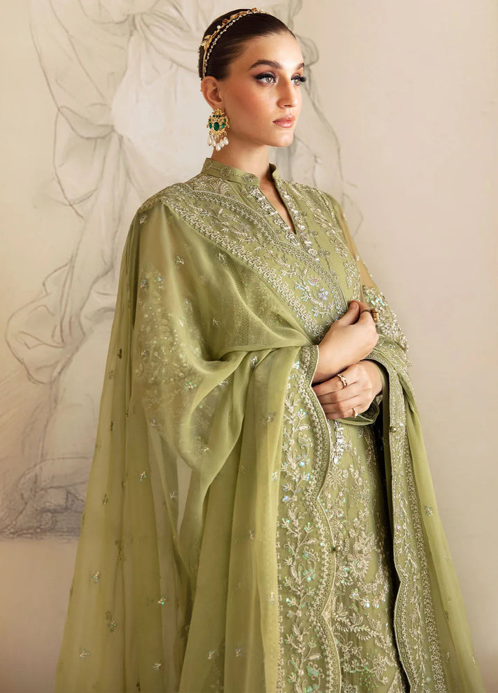 Gulaal Embroidered Chiffon Suit Unstitched 4 Piece GL24EC GL-EC-24V2-05 Almendra - Luxury Collection