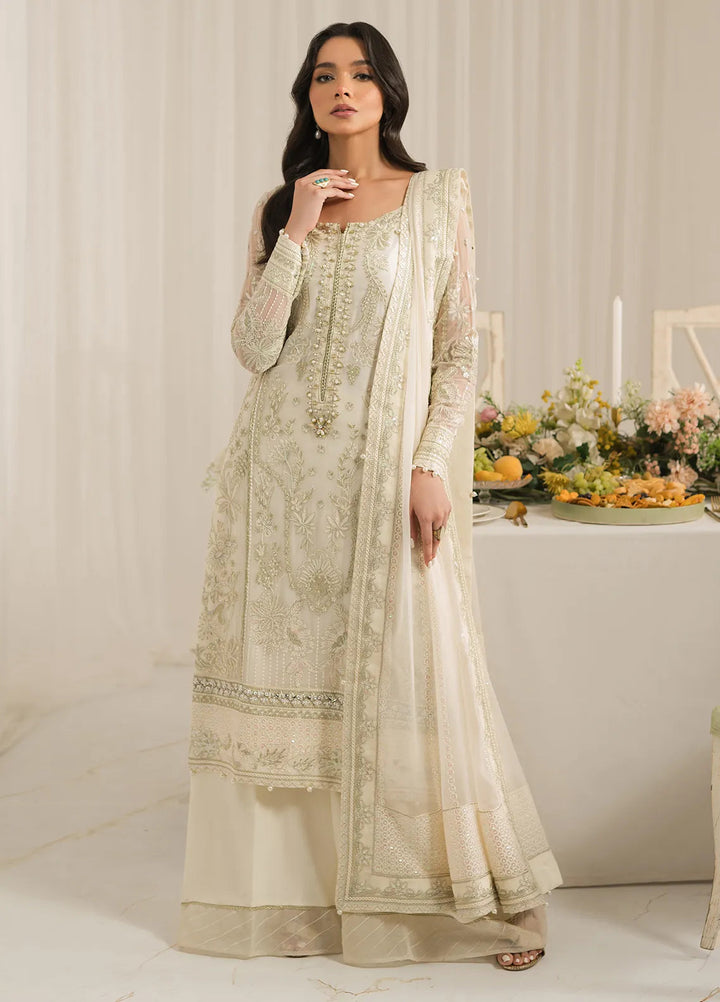 Gulaal Embroidered Chiffon Suit Unstitched 4 Piece GL24EC GL-EC-24V2-06 Delphine - Luxury Collection