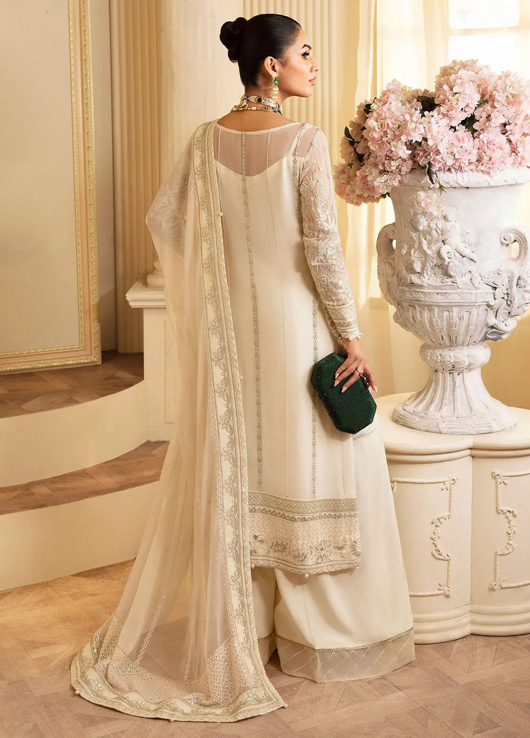 Gulaal Embroidered Chiffon Suit Unstitched 4 Piece GL24EC GL-EC-24V2-06 Delphine - Luxury Collection