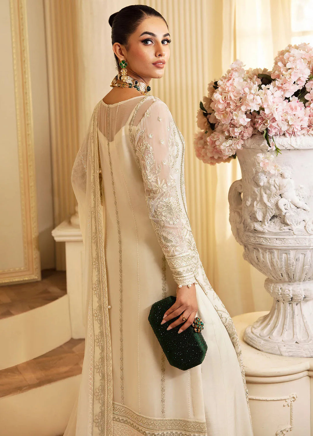 Gulaal Embroidered Chiffon Suit Unstitched 4 Piece GL24EC GL-EC-24V2-06 Delphine - Luxury Collection