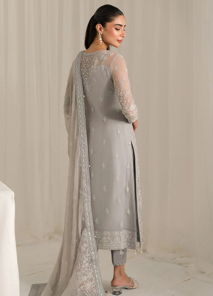 Gulaal Embroidered Chiffon Suit Unstitched 4 Piece GL24EC GL-EC-24V2-08 Aubrey - Luxury Collection