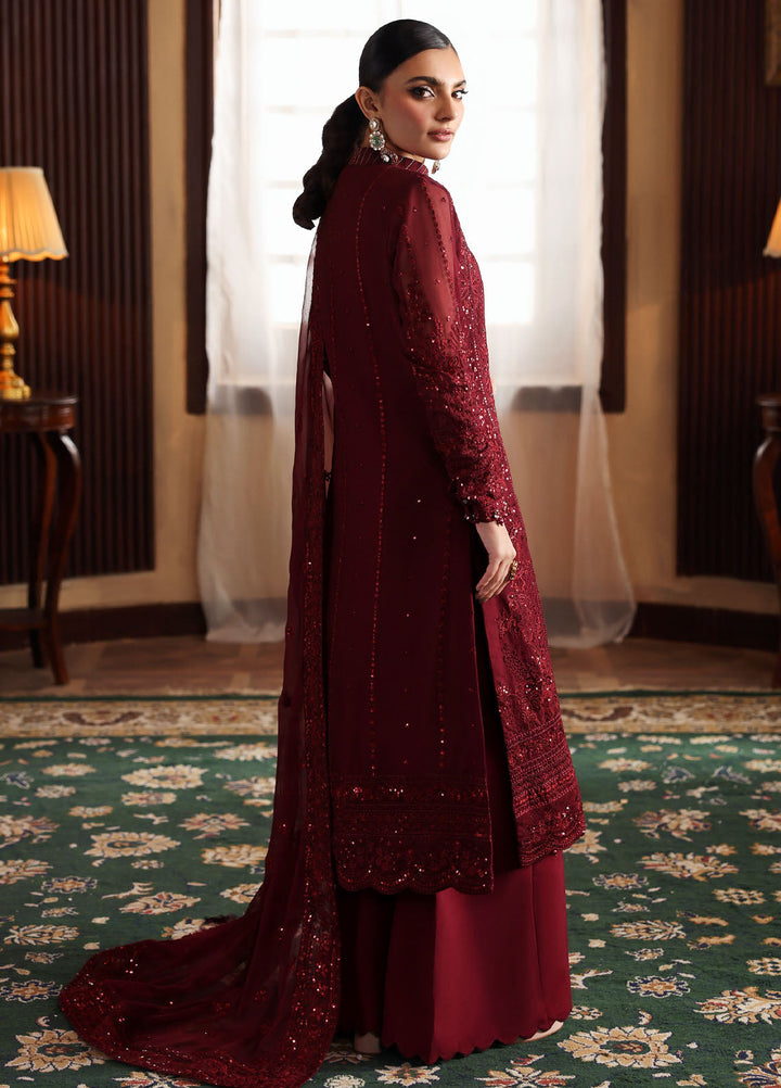 Gulaal Embroidered Chiffon Suits Unstitched 3 Piece GL25EU D-27 Vezeen - Formals Collection