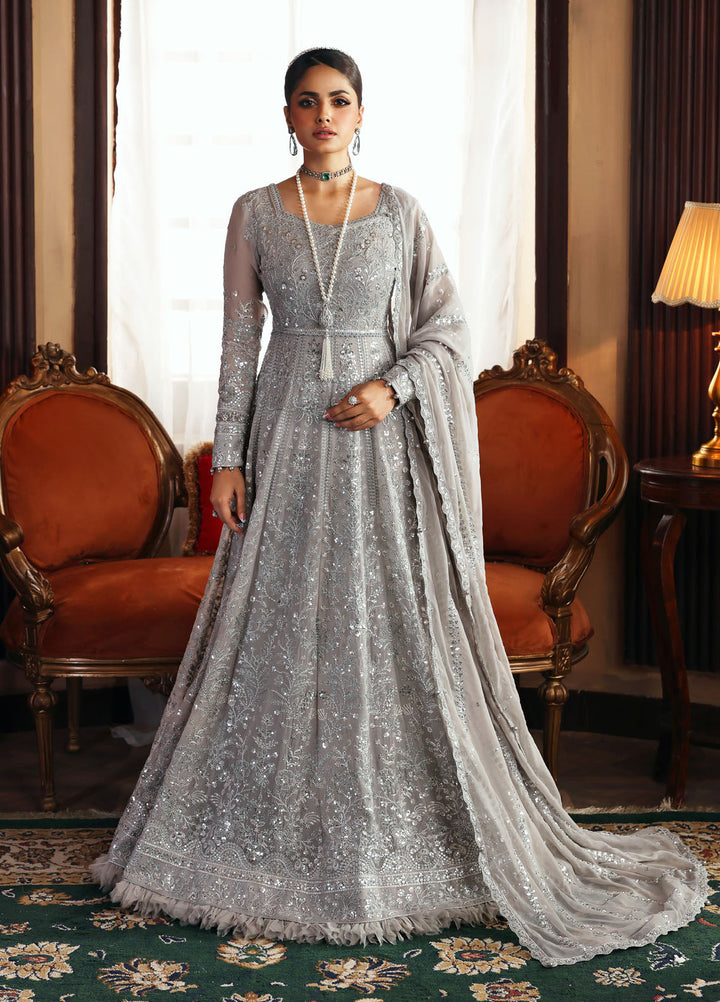 Gulaal Embroidered Chiffon Suits Unstitched 3 Piece GL25EU D-28 Sheyza - Formals Collection