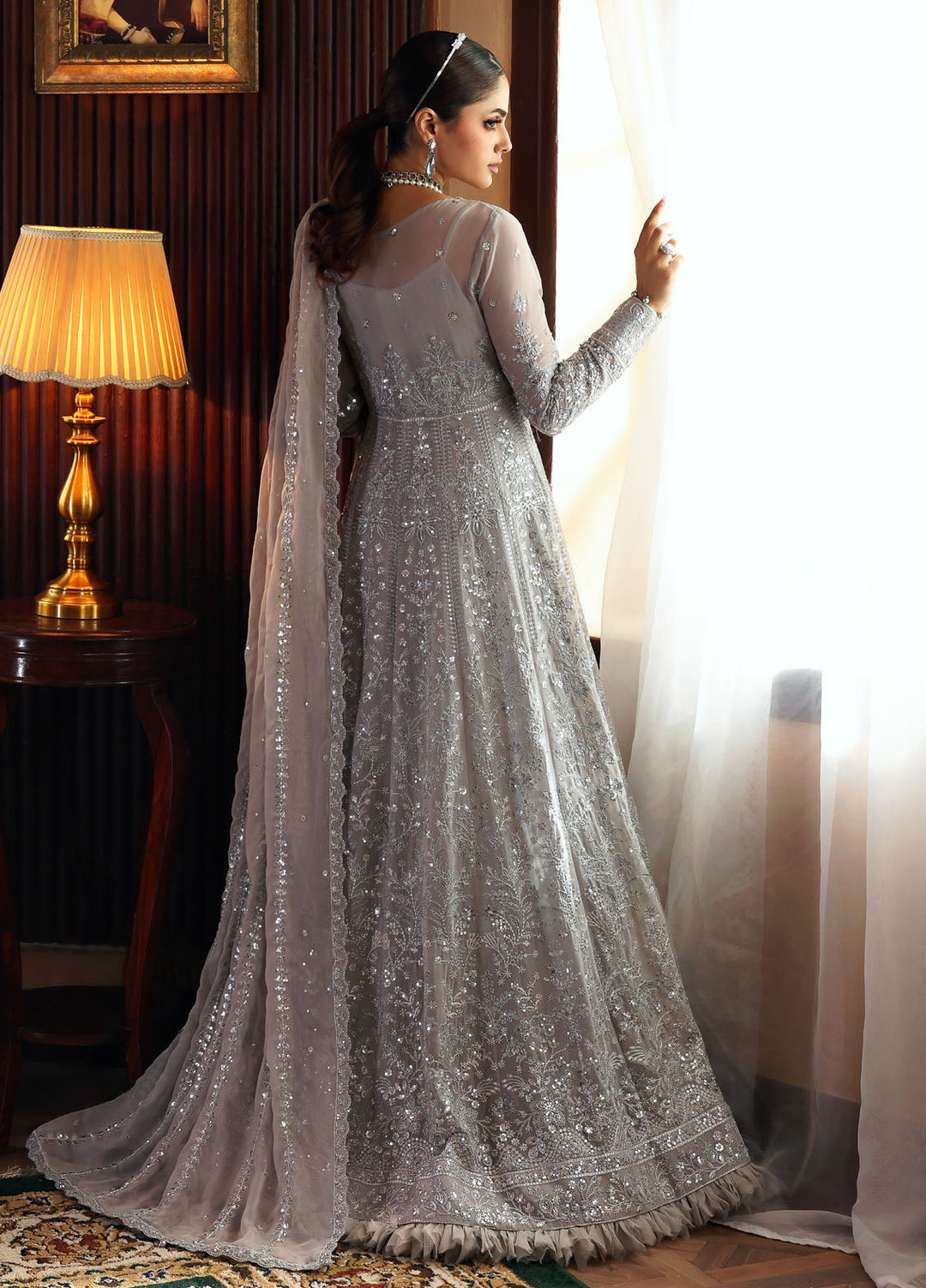 Gulaal Embroidered Chiffon Suits Unstitched 3 Piece GL25EU D-28 Sheyza - Formals Collection