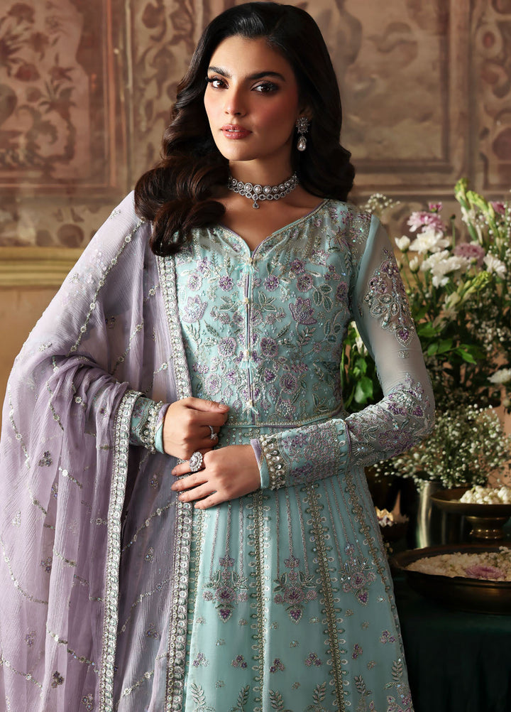Gulaal Embroidered Chiffon Suits Unstitched 3 Piece GL25EU D-31 Delina - Formals Collection