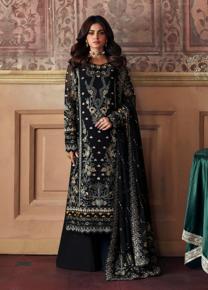 Gulaal Embroidered Chiffon Suits Unstitched 3 Piece GL25EU D-32 Deenah - Formals Collection