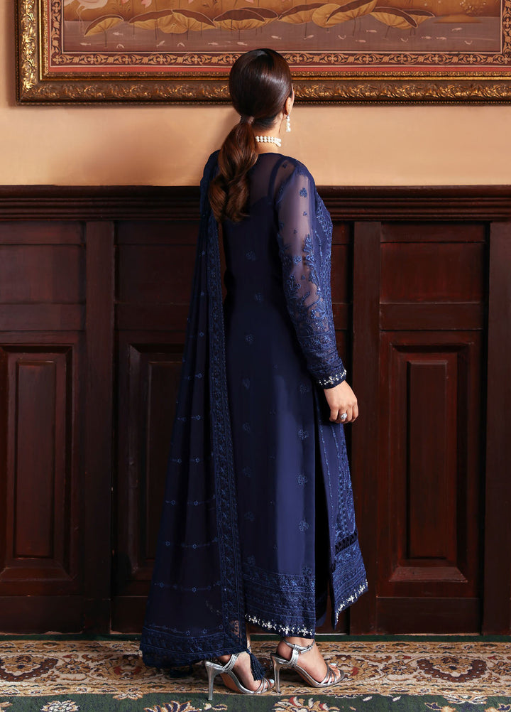Gulaal Embroidered Chiffon Suits Unstitched 3 Piece GL25EU D-33 Leesha - Formals Collection