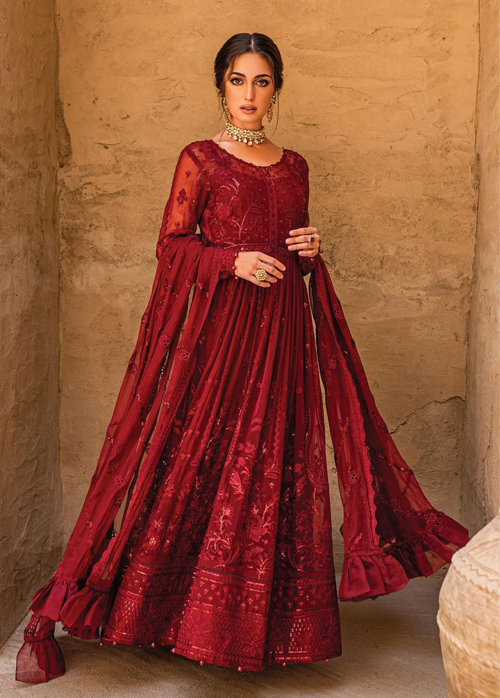 Gulaal Embroidered Chiffon Suits Unstitched 3 Piece GL22C 01 Zaariya - Luxury Collection