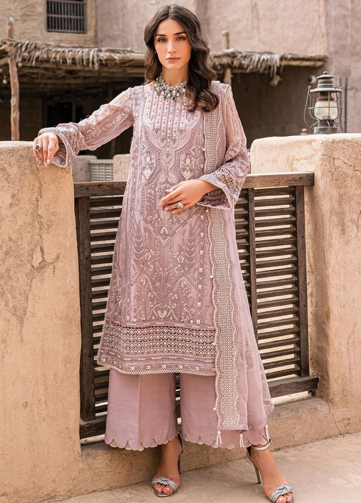 Gulaal Embroidered Chiffon Suits Unstitched 3 Piece GL22C 02 Malaikah - Luxury Collection