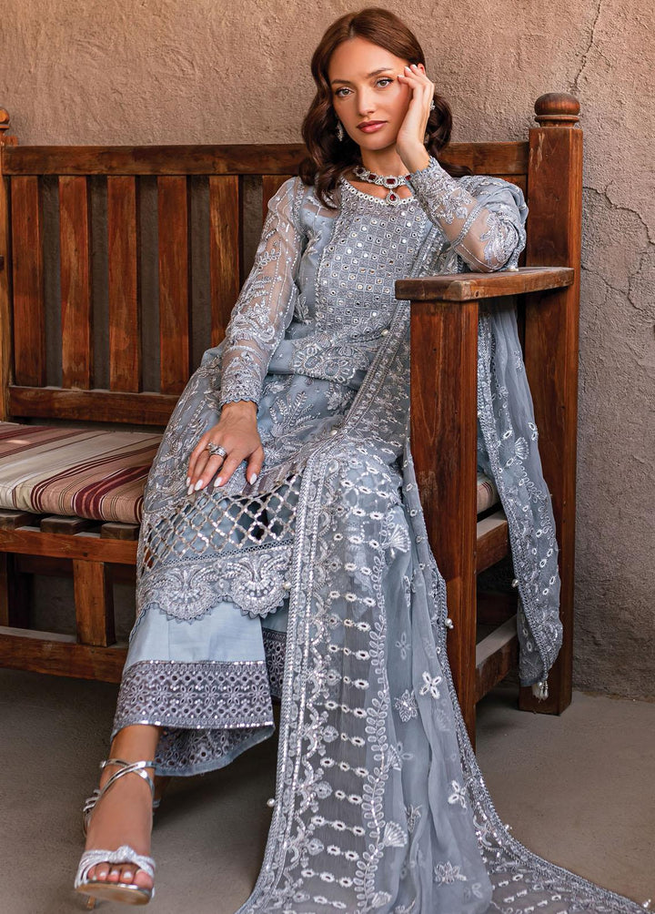Gulaal Embroidered Chiffon Suits Unstitched 3 Piece GL22C 04 Samarah - Luxury Collection