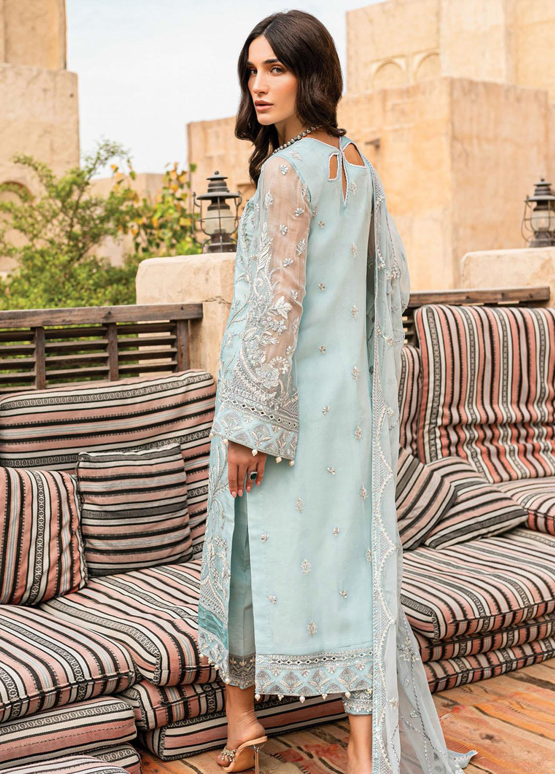 Gulaal Embroidered Chiffon Suits Unstitched 3 Piece GL22C 05 Asmarah - Luxury Collection