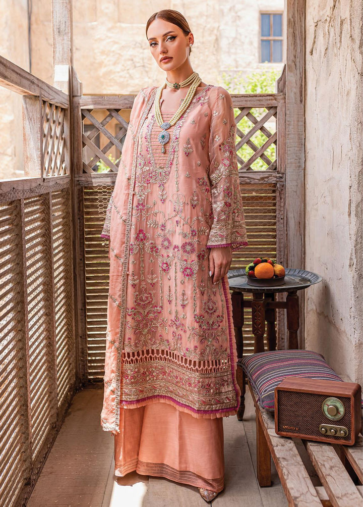 Gulaal Embroidered Chiffon Suits Unstitched 3 Piece GL22C 06 Mehermah - Luxury Collection