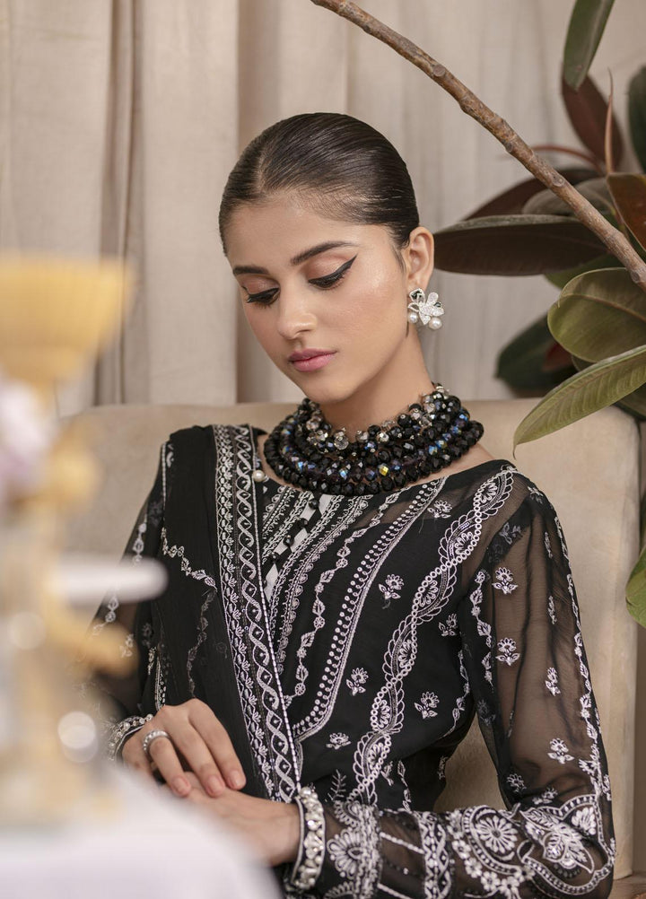 Gulaal Embroidered Chiffon Suits Unstitched 3 Piece GL23EC UC-01 Mahjabeen - Formal Collection