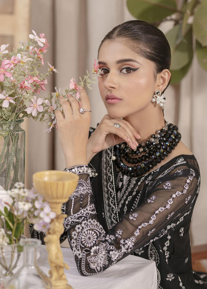 Gulaal Embroidered Chiffon Suits Unstitched 3 Piece GL23EC UC-01 Mahjabeen - Formal Collection