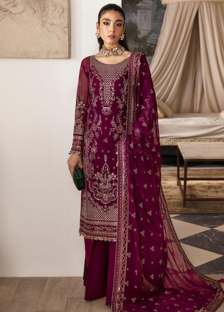 Gulaal Embroidered Chiffon Suits Unstitched 4 Piece GL23EC-V2 Zareena - Luxury Collection