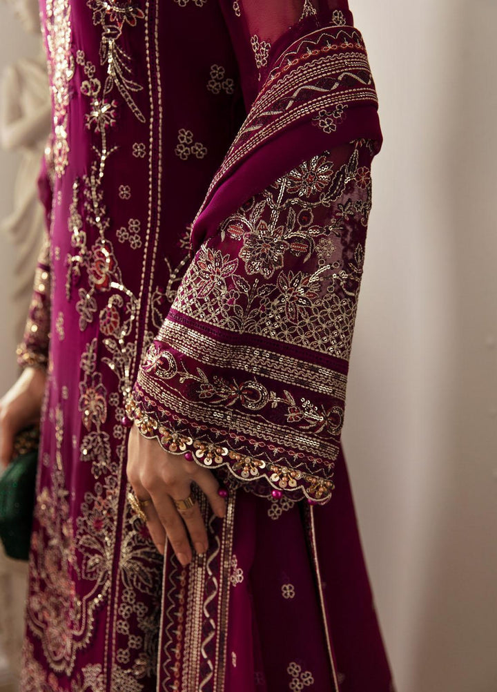 Gulaal Embroidered Chiffon Suits Unstitched 4 Piece GL23EC-V2 Zareena - Luxury Collection