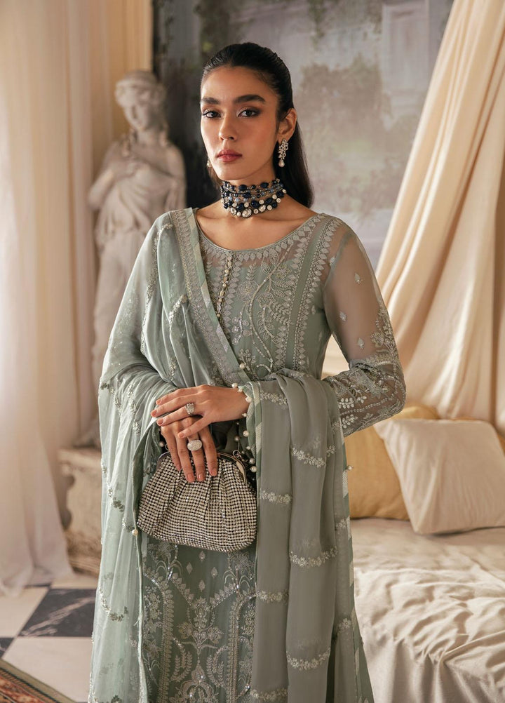 Gulaal Embroidered Chiffon Suits Unstitched 4 Piece GL23EC-V2 Amayah - Luxury Collection