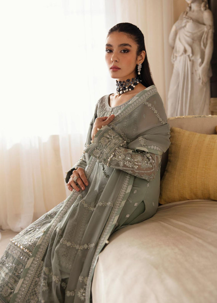 Gulaal Embroidered Chiffon Suits Unstitched 4 Piece GL23EC-V2 Amayah - Luxury Collection