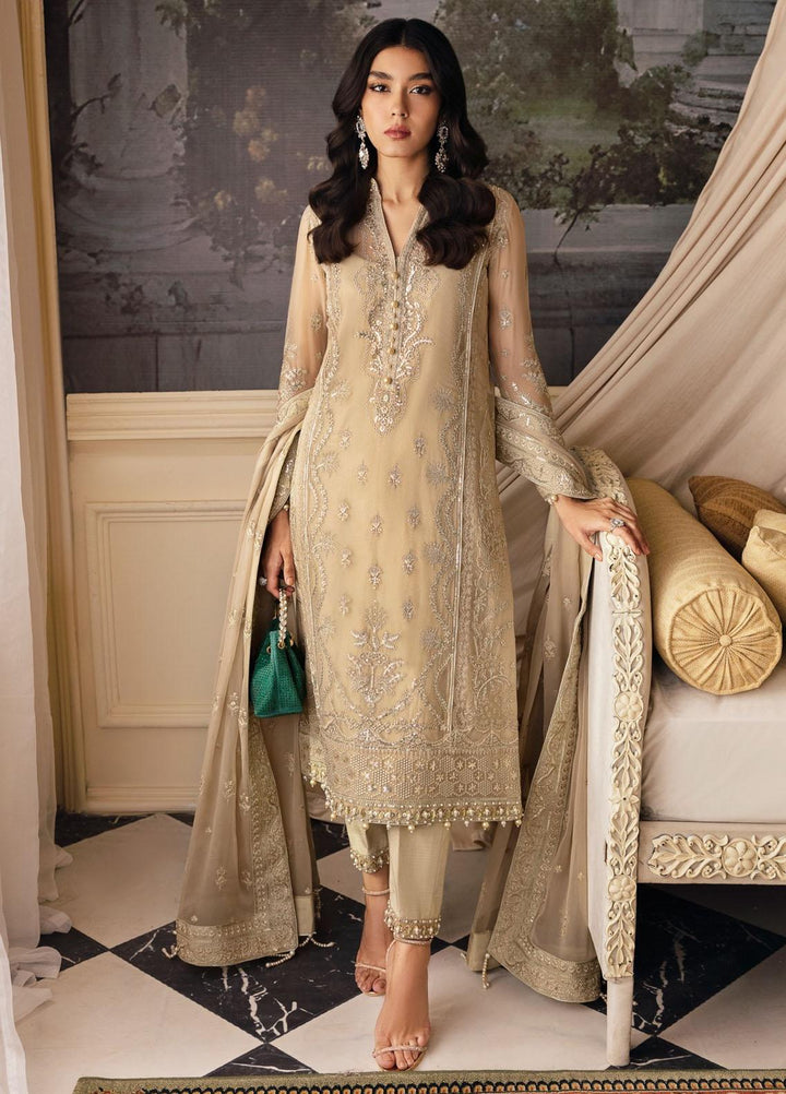 Gulaal Embroidered Chiffon Suits Unstitched 4 Piece GL23EC-V2 Ailaah - Luxury Collection