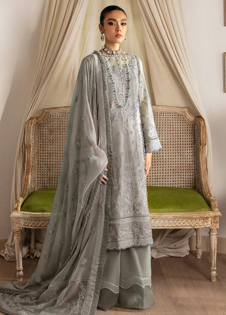 Gulaal Embroidered Chiffon Suits Unstitched 4 Piece GL23EC-V2 Sirena - Luxury Collection