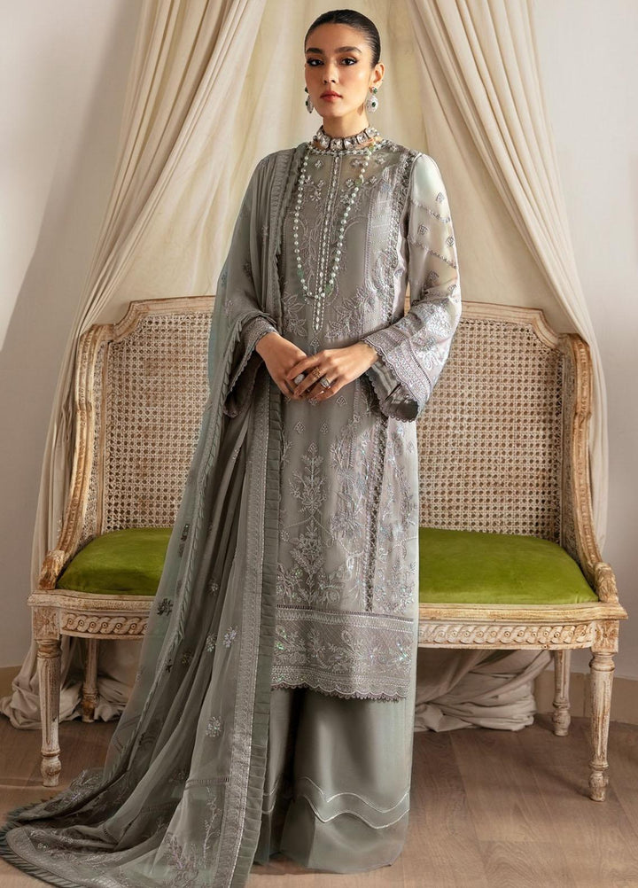 Gulaal Embroidered Chiffon Suits Unstitched 4 Piece GL23EC-V2 Sirena - Luxury Collection