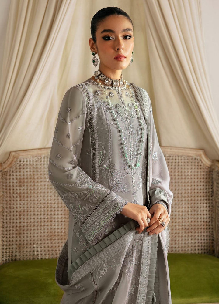 Gulaal Embroidered Chiffon Suits Unstitched 4 Piece GL23EC-V2 Sirena - Luxury Collection