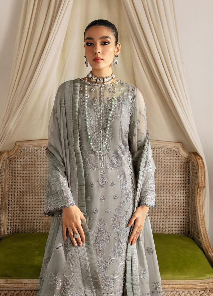 Gulaal Embroidered Chiffon Suits Unstitched 4 Piece GL23EC-V2 Sirena - Luxury Collection