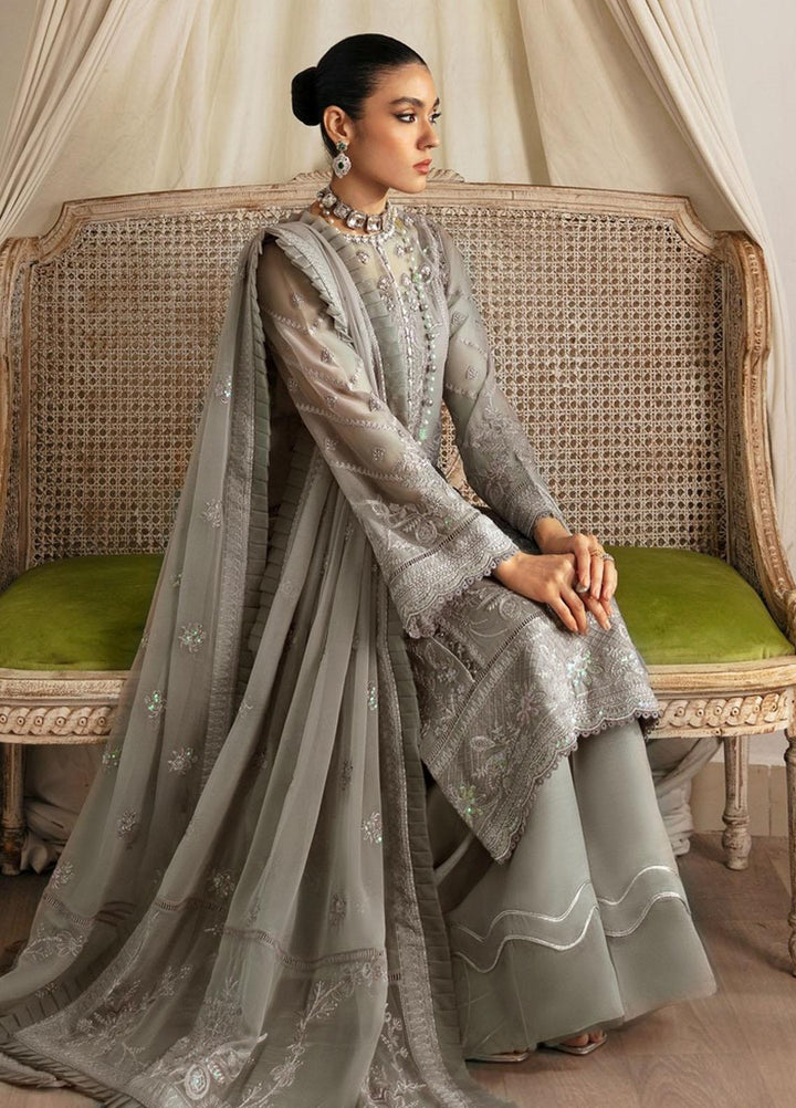 Gulaal Embroidered Chiffon Suits Unstitched 4 Piece GL23EC-V2 Sirena - Luxury Collection