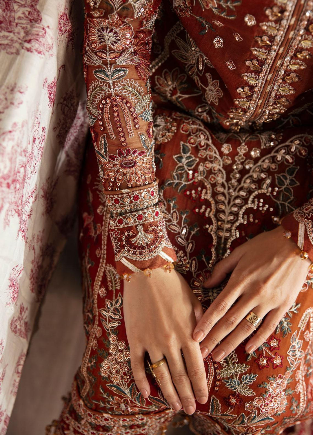 Gulaal Embroidered Chiffon Suits Unstitched 4 Piece GL23EC-V2 Laira - Luxury Collection