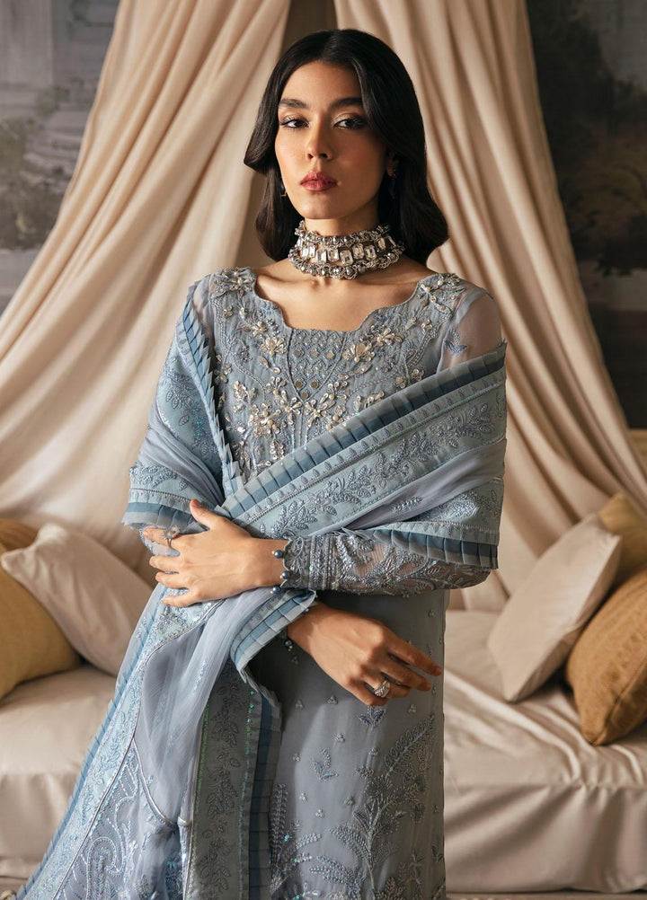 Gulaal Embroidered Chiffon Suits Unstitched 4 Piece GL23EC-V2 Zuria - Luxury Collection