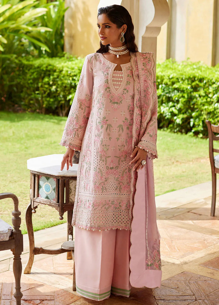 Gulaal Embroidered Lawn Suit Unstitched 3 Piece GL25LL D-01 Magnolia - Summer Collection