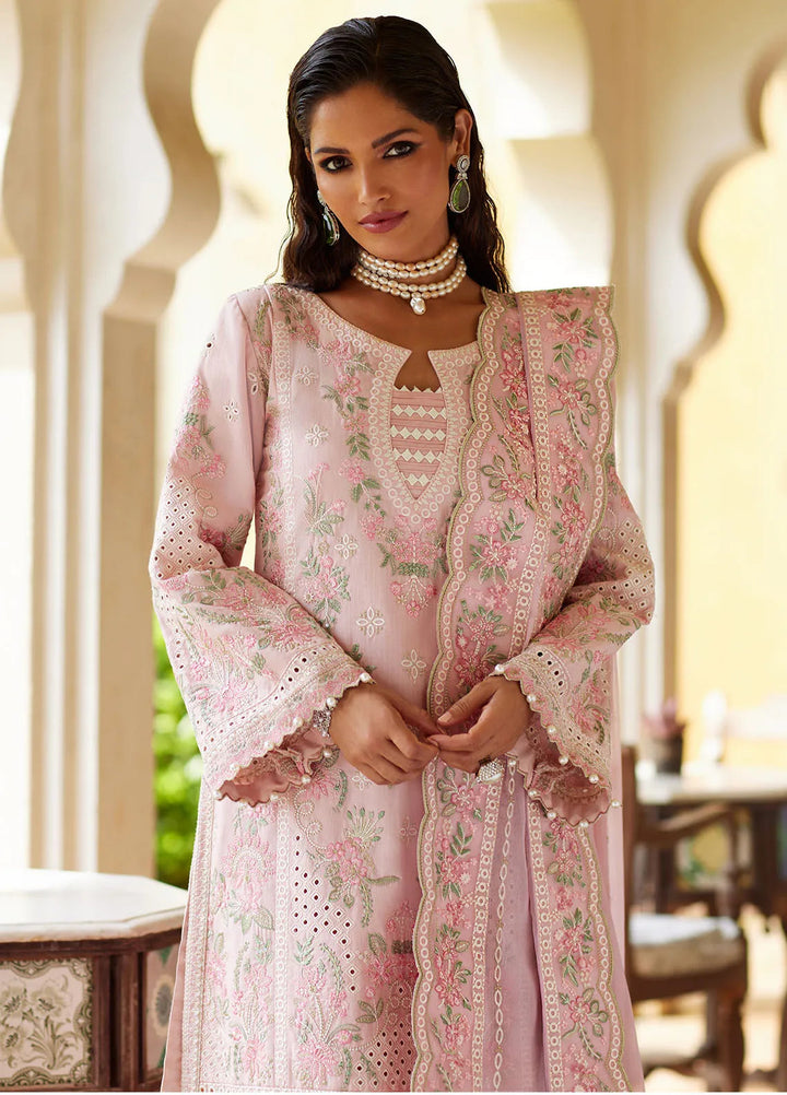 Gulaal Embroidered Lawn Suit Unstitched 3 Piece GL25LL D-01 Magnolia - Summer Collection