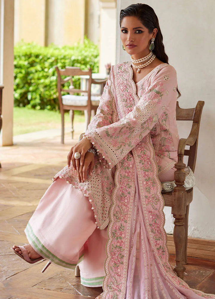 Gulaal Embroidered Lawn Suit Unstitched 3 Piece GL25LL D-01 Magnolia - Summer Collection