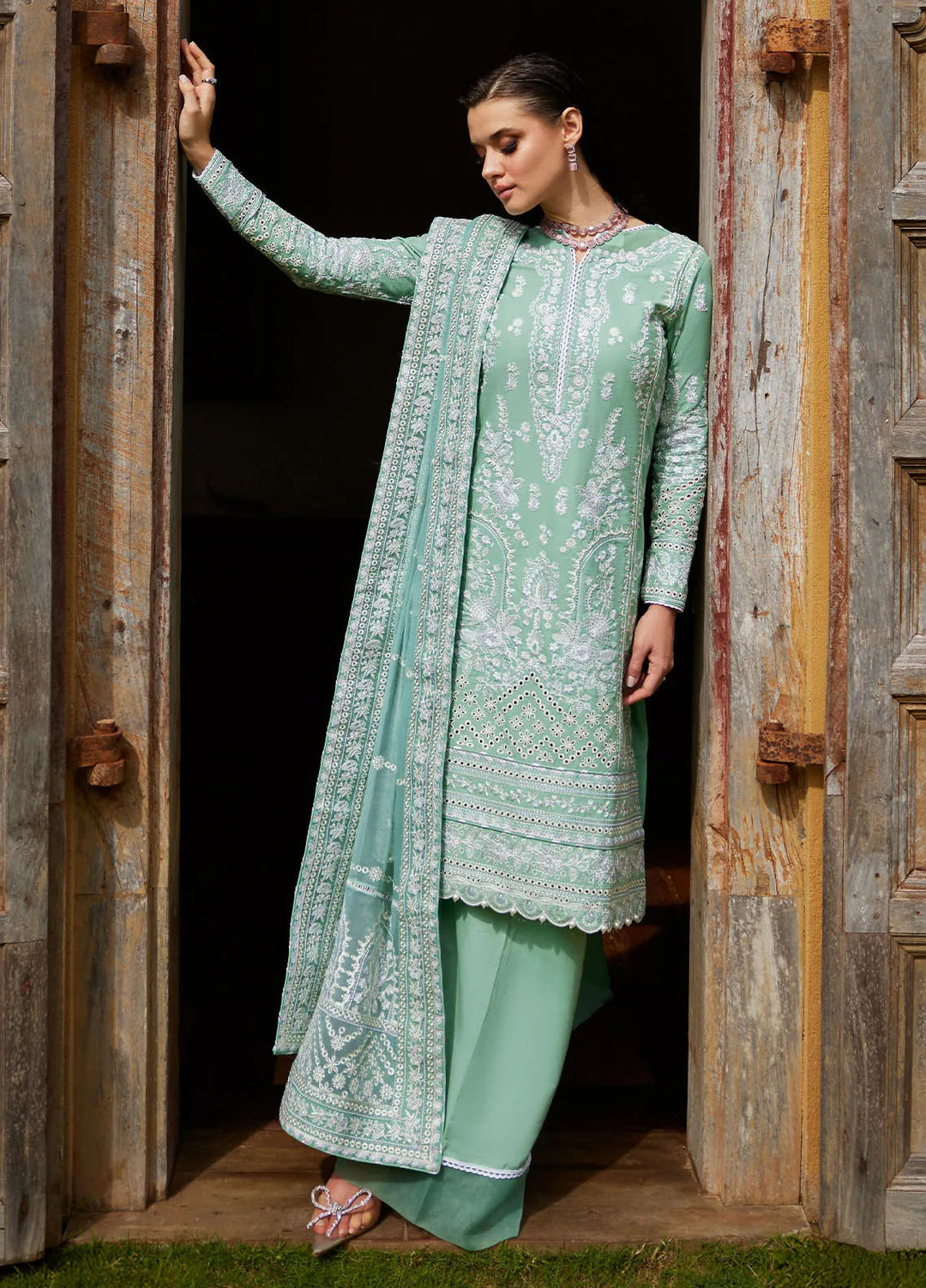 Gulaal Embroidered Lawn Suit Unstitched 3 Piece GL25LL D-02 Freesia - Summer Collection
