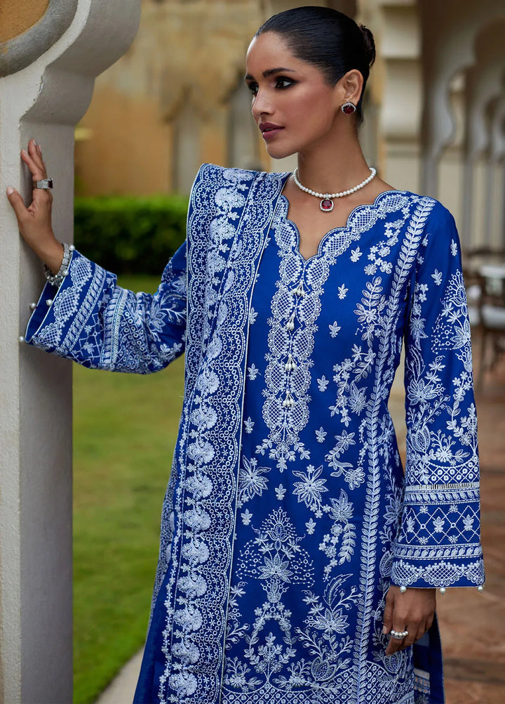 Gulaal Embroidered Lawn Suit Unstitched 3 Piece GL25LL D-03 Cynara - Summer Collection