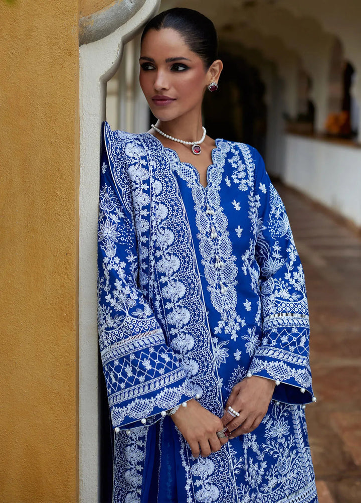 Gulaal Embroidered Lawn Suit Unstitched 3 Piece GL25LL D-03 Cynara - Summer Collection